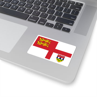 Flag of Brecqhou (United Kingdom) STICKER Vinyl Kiss-Cut Decal
