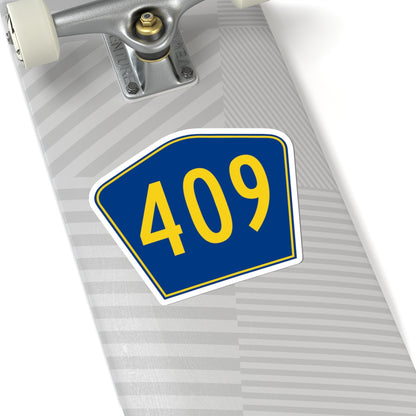 PR secondary 409 (Puerto Rico) (Road Sign) STICKER Vinyl Kiss-Cut Decal