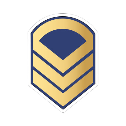 04. KAF SFC (Kuwait) (Military Rank) STICKER Vinyl Kiss-Cut Decal