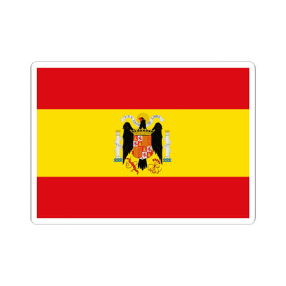 Flag of the Francoist Spain Army 1940-1945 Forts and Castles (Spain) STICKER Vinyl Kiss-Cut Decal