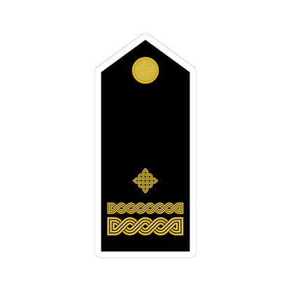 Naramenica svečane odore bojnika HKoV (Croatia) (Military Rank) STICKER Vinyl Kiss-Cut Decal