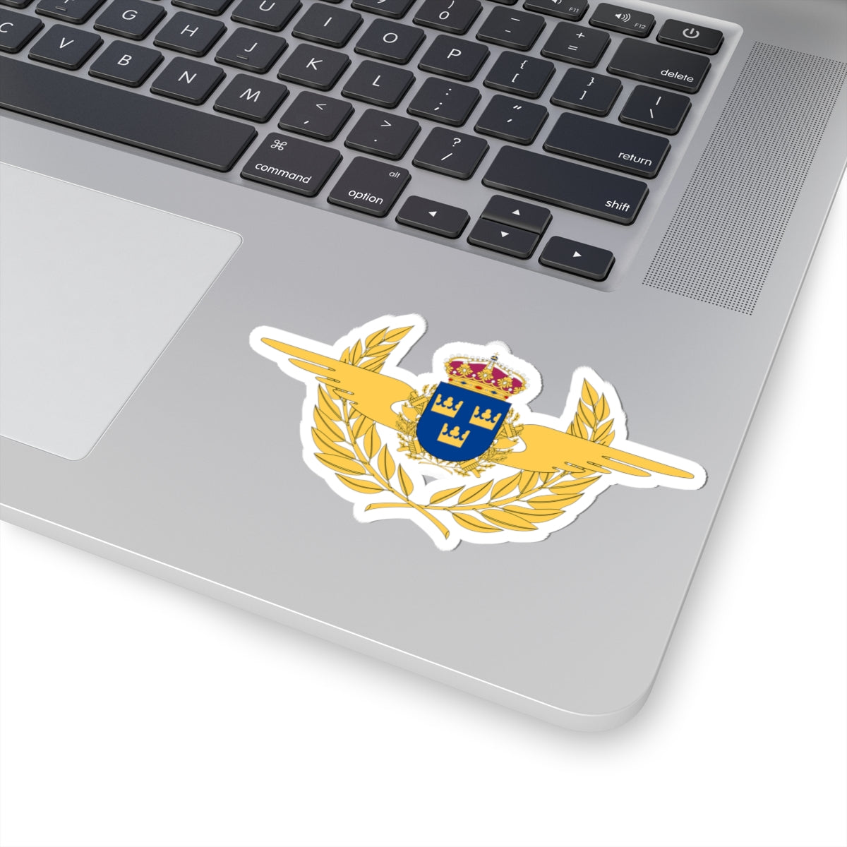 Polisflyget vapen (Sweden) (Coat of Arms) STICKER Vinyl Kiss-Cut Decal