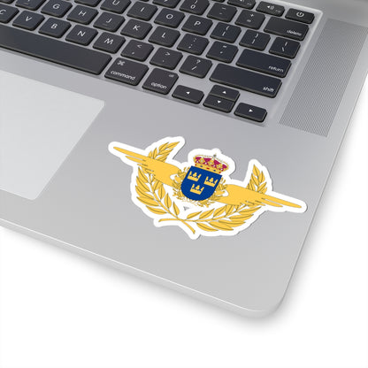 Polisflyget vapen (Sweden) (Coat of Arms) STICKER Vinyl Kiss-Cut Decal