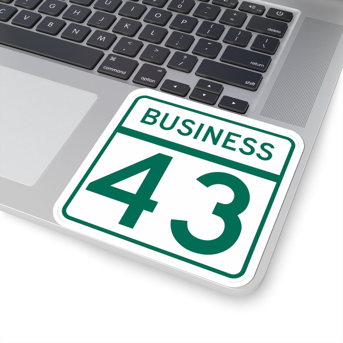 MD Route 43 Business (Maryland) (Road Sign) STICKER Vinyl Kiss-Cut Decal
