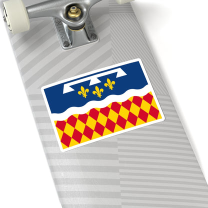 Flag of Charente (France) STICKER Vinyl Kiss-Cut Decal