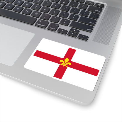 Flag of Lincoln (England) STICKER Vinyl Kiss-Cut Decal
