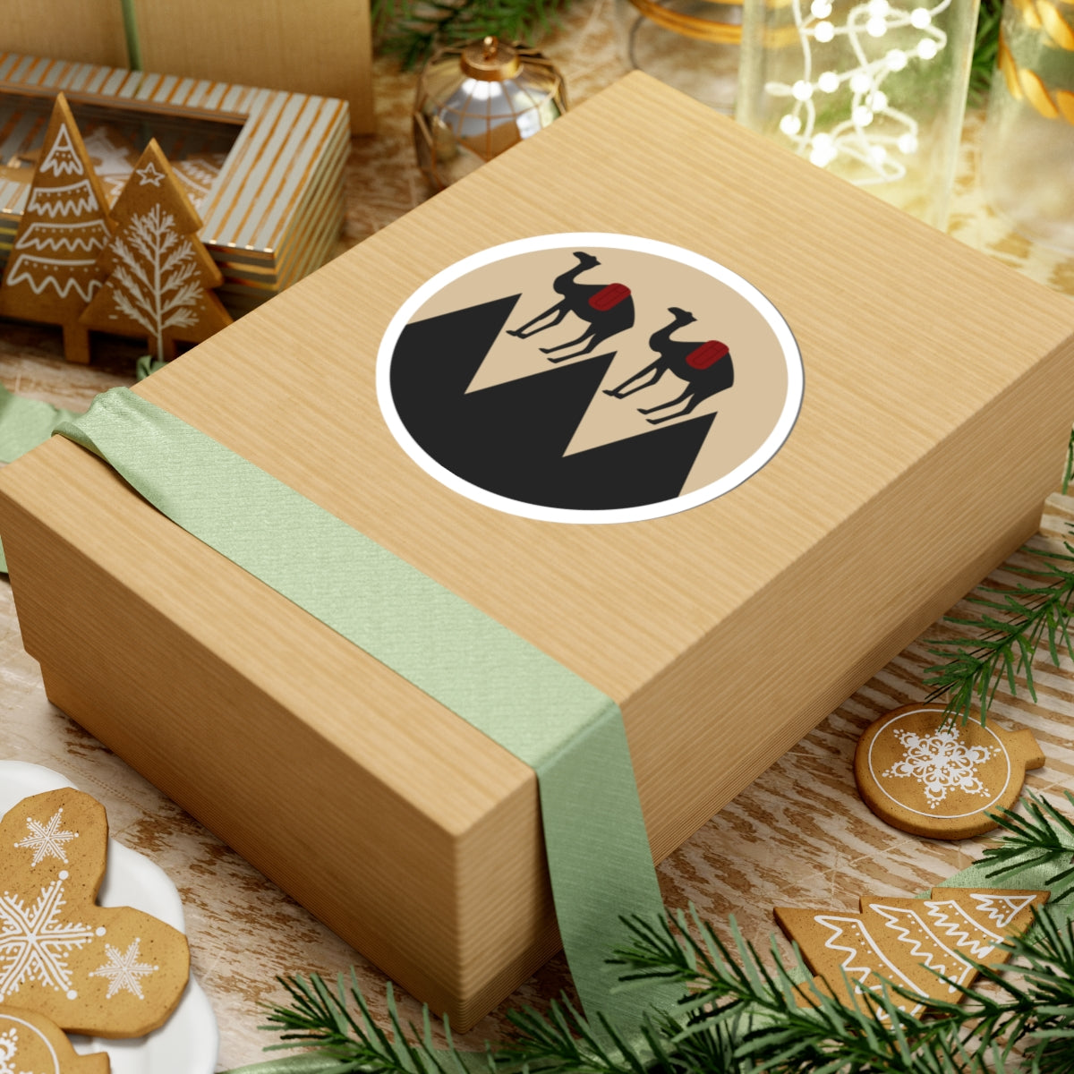 Badge of British Baluchistan (India) (Coat of Arms) STICKER Vinyl Kiss-Cut Decal