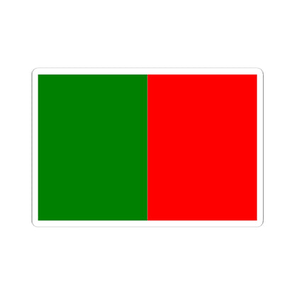 Flag of Bourges (France) STICKER Vinyl Kiss-Cut Decal
