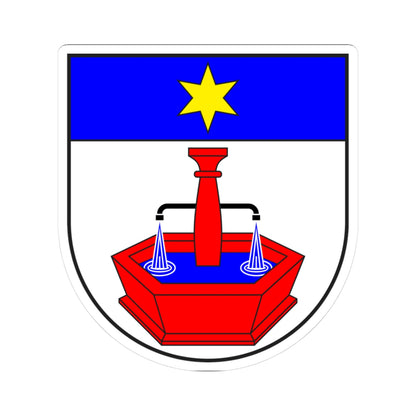 Rothenbrunnen wappen (Switzerland) (Coat of Arms) STICKER Vinyl Kiss-Cut Decal