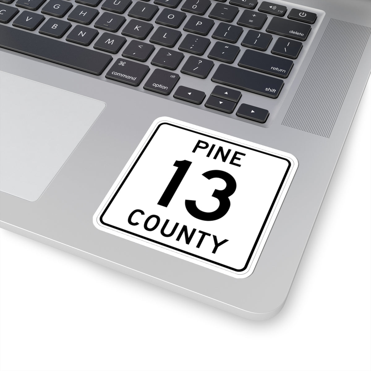 Pine County Route 13 MN (Minnesota) (Road Sign) STICKER Vinyl Kiss-Cut Decal