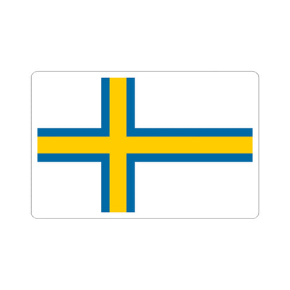 Norrland flag (Sweden) STICKER Vinyl Kiss-Cut Decal