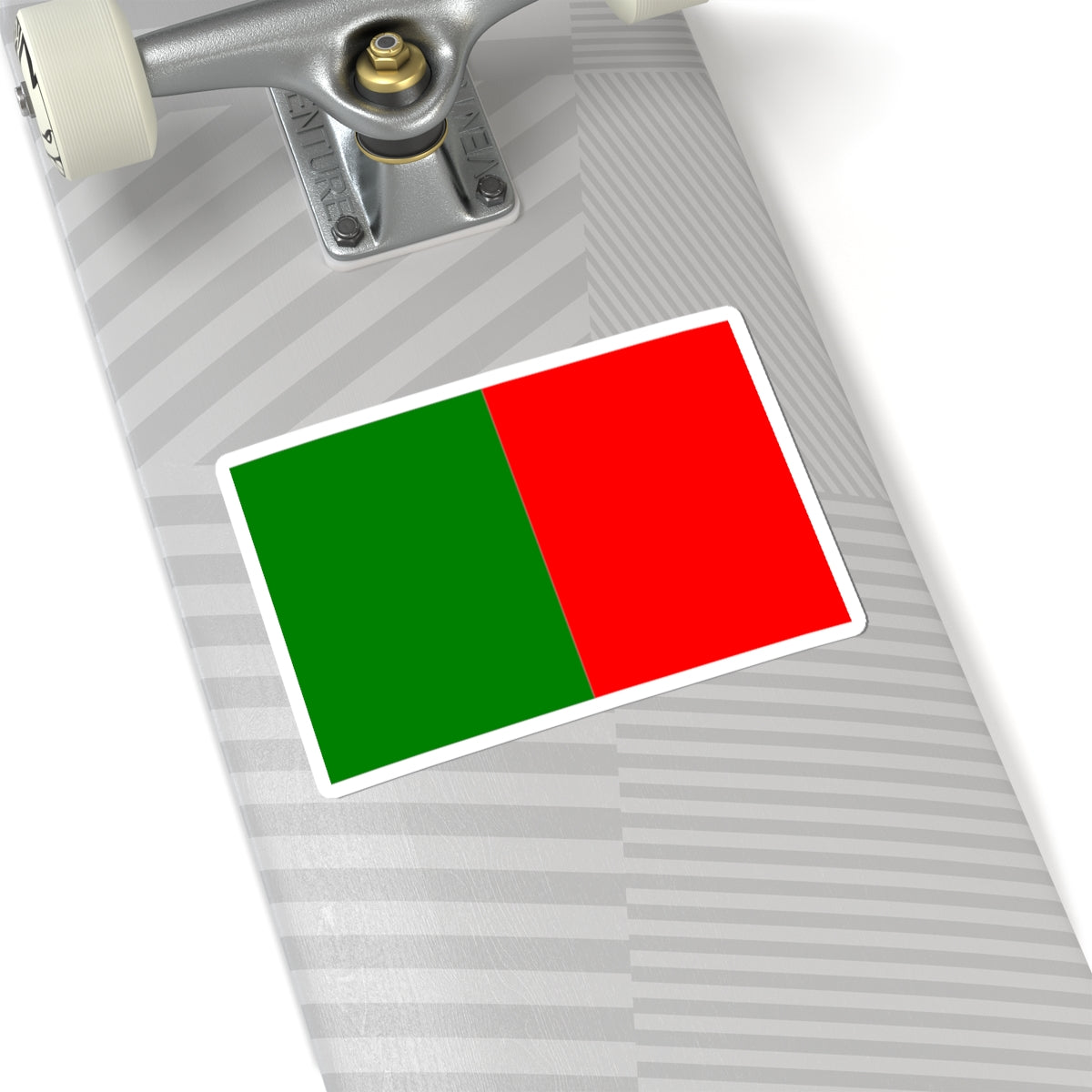 Flag of Bourges (France) STICKER Vinyl Kiss-Cut Decal