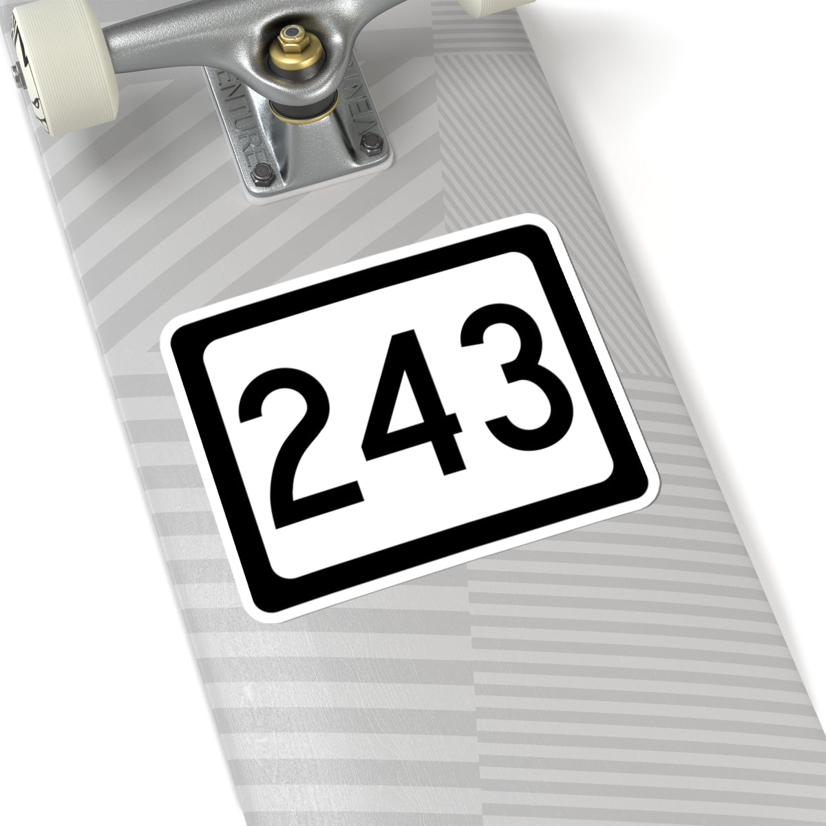 WV-243 (Virginia) (Road Sign) STICKER Vinyl Kiss-Cut Decal