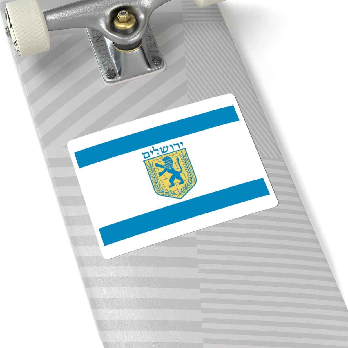 Flag of Jerusalem (Israel) STICKER Vinyl Kiss-Cut Decal