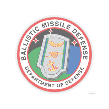 Ballistic Missile Defense - STICKER Vinyl Kiss-Cut Decal-3 Inch-Transparent-The Sticker Space