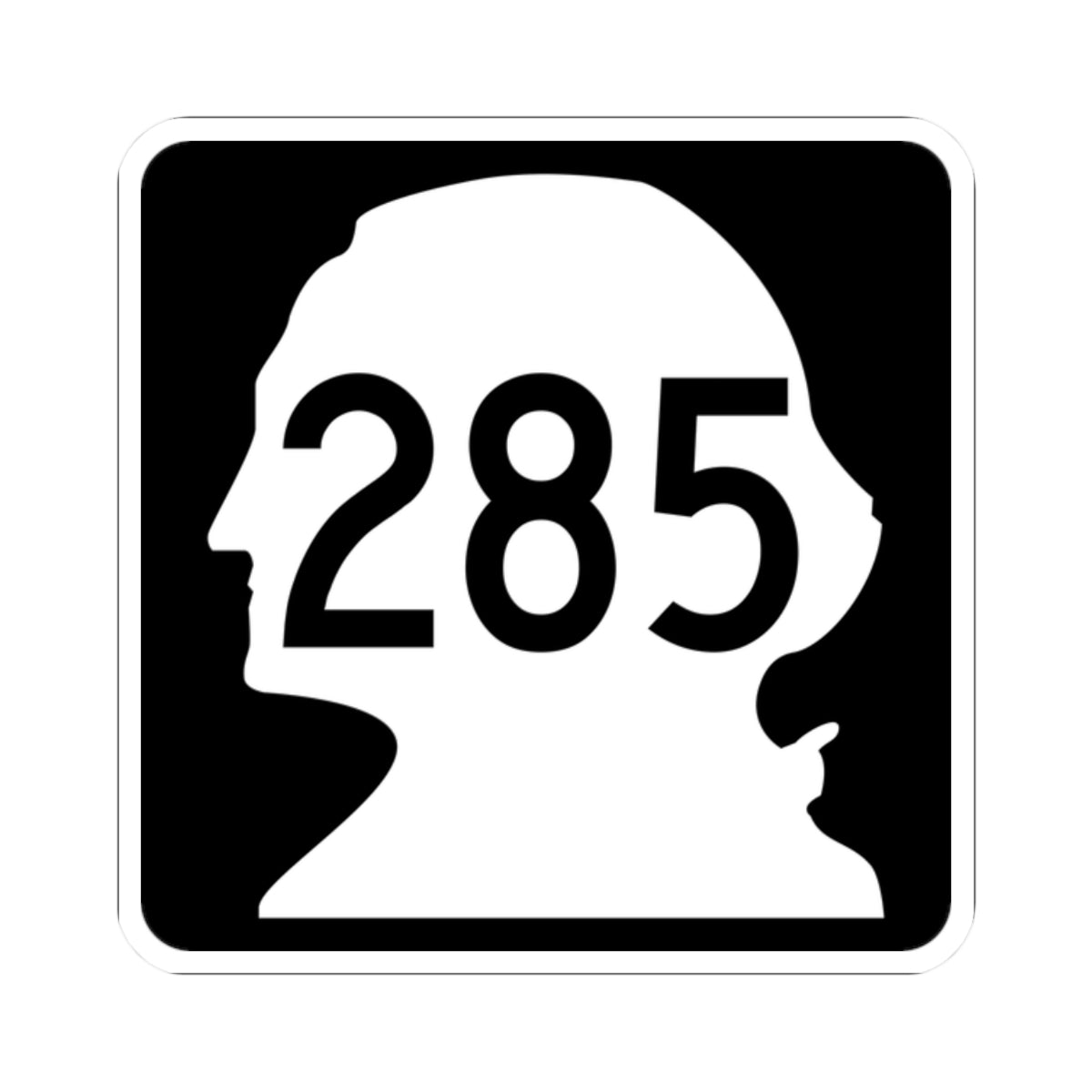 WA-285 (Washington) (Road Sign) STICKER Vinyl Kiss-Cut Decal