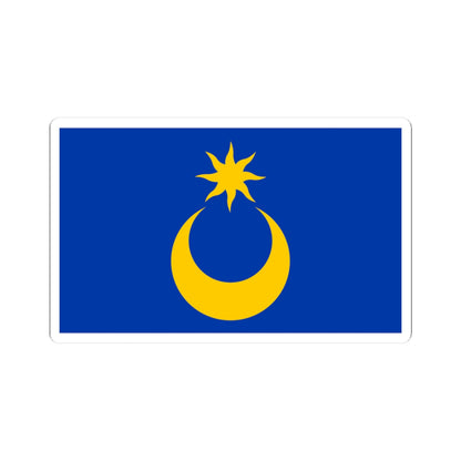 City Flag of Portsmouth (England) STICKER Vinyl Kiss-Cut Decal