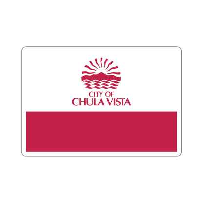 Flag of Chula Vista, California - STICKER Vinyl Kiss-Cut Decal