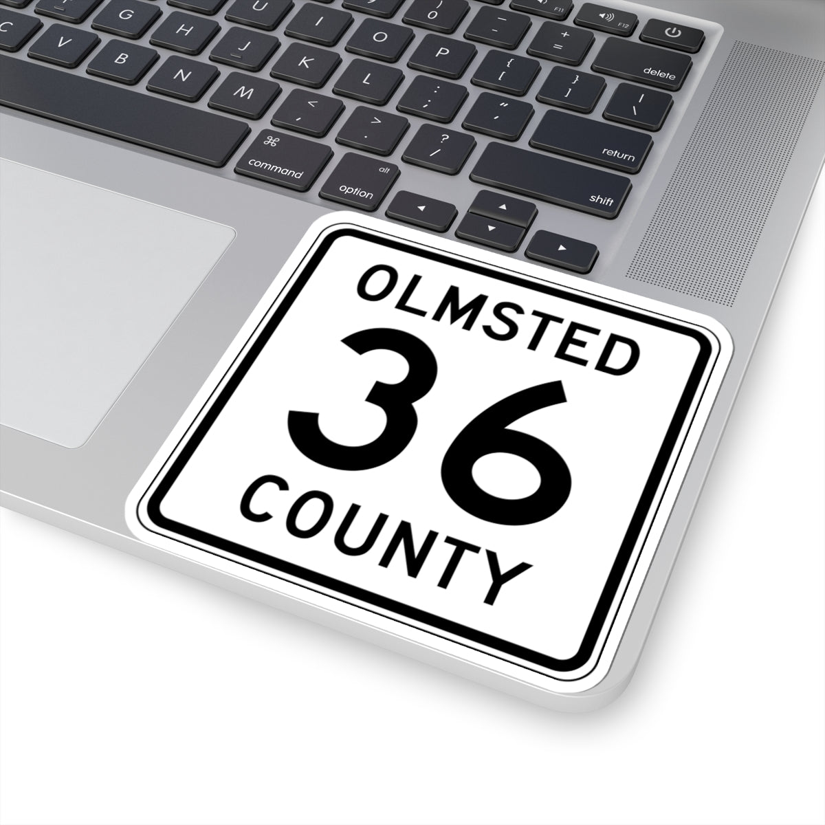 Olmsted County Route 36 (Minnesota) (Road Sign) STICKER Vinyl Kiss-Cut Decal