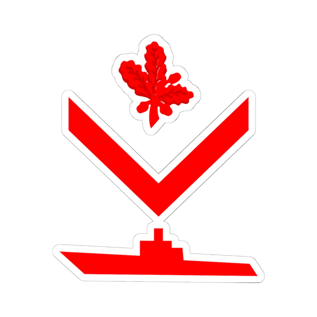 Navy TUR OR 04 (Turkey) (Military Rank) STICKER Vinyl Kiss-Cut Decal