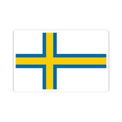 Norrland flag (Sweden) STICKER Vinyl Kiss-Cut Decal