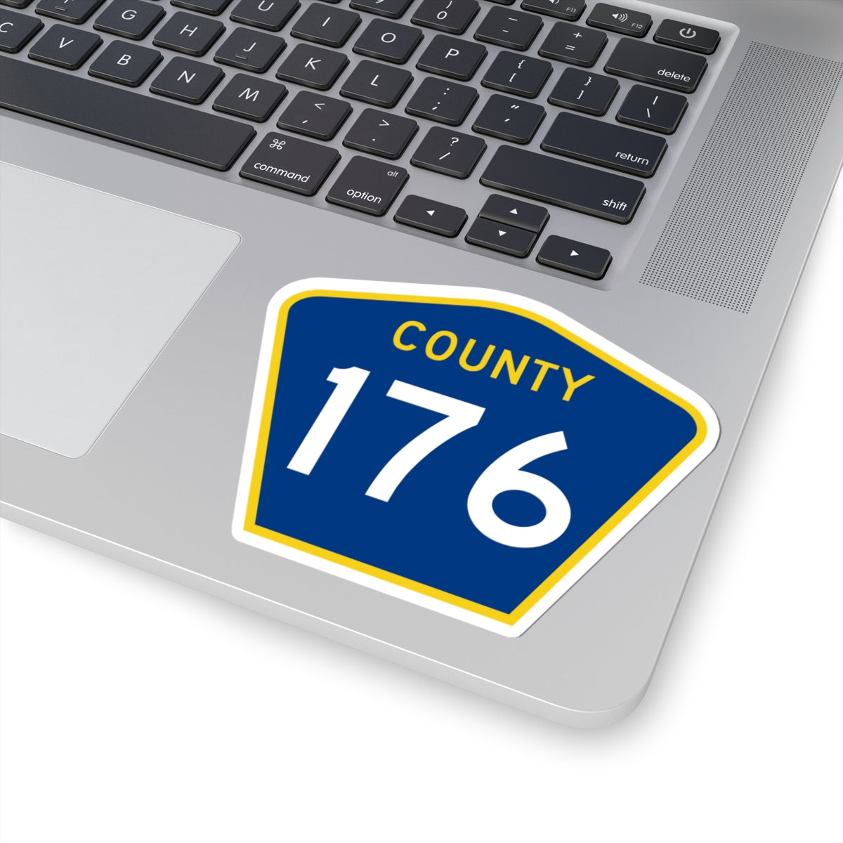 County 176 MN (Minnesota) (Road Sign) STICKER Vinyl Kiss-Cut Decal