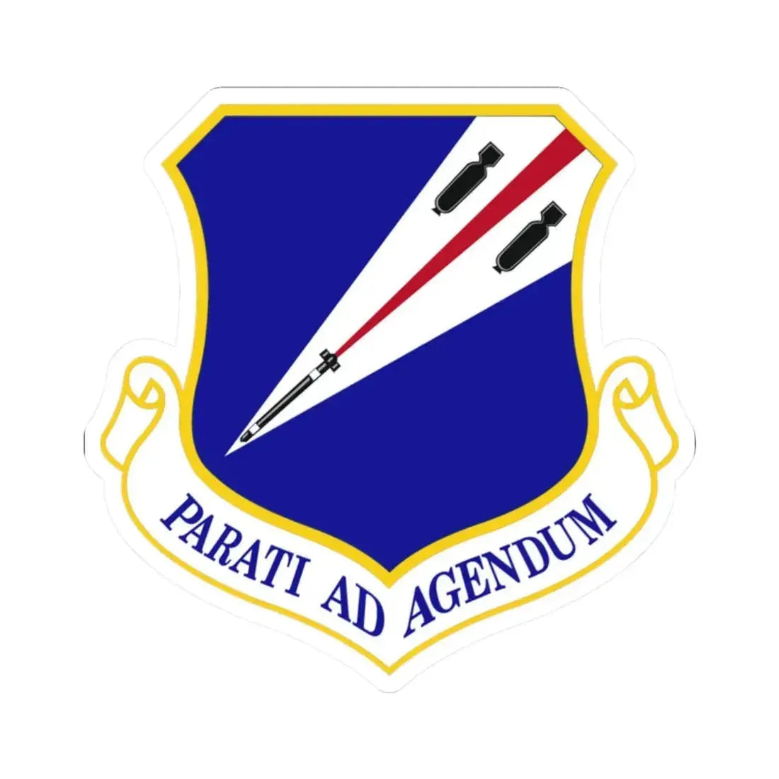 131st Fighter Wing (U.S. Air Force) STICKER Vinyl Kiss-Cut Decal 2 Inch White - The Sticker Space