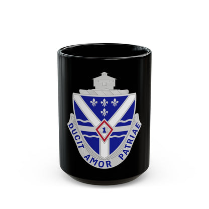 131st Infantry Regiment (U.S. Army) Black Coffee Mug-15oz-The Sticker Space