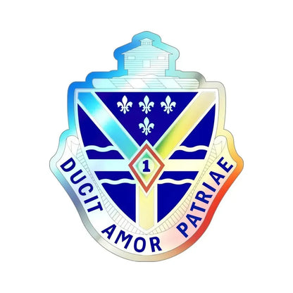 131st Infantry Regiment (U.S. Army) Holographic STICKER Die-Cut Vinyl Decal 4 Inch Holographic - The Sticker Space