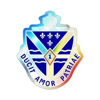 131st Infantry Regiment (U.S. Army) Holographic STICKER Die-Cut Vinyl Decal 5 Inch Holographic - The Sticker Space