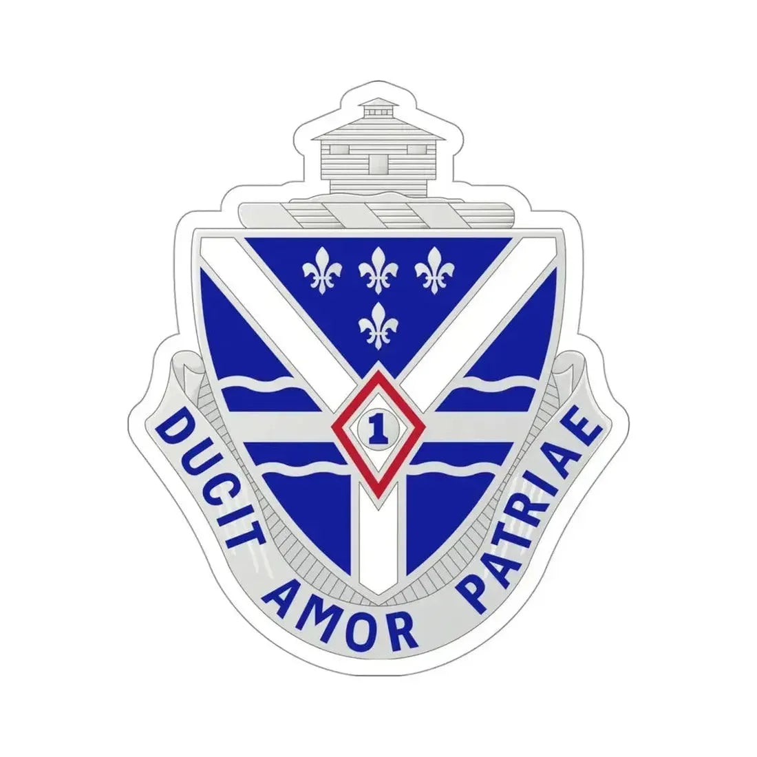 131st Infantry Regiment (U.S. Army) STICKER Vinyl Die-Cut Decal 4 Inch - The Sticker Space