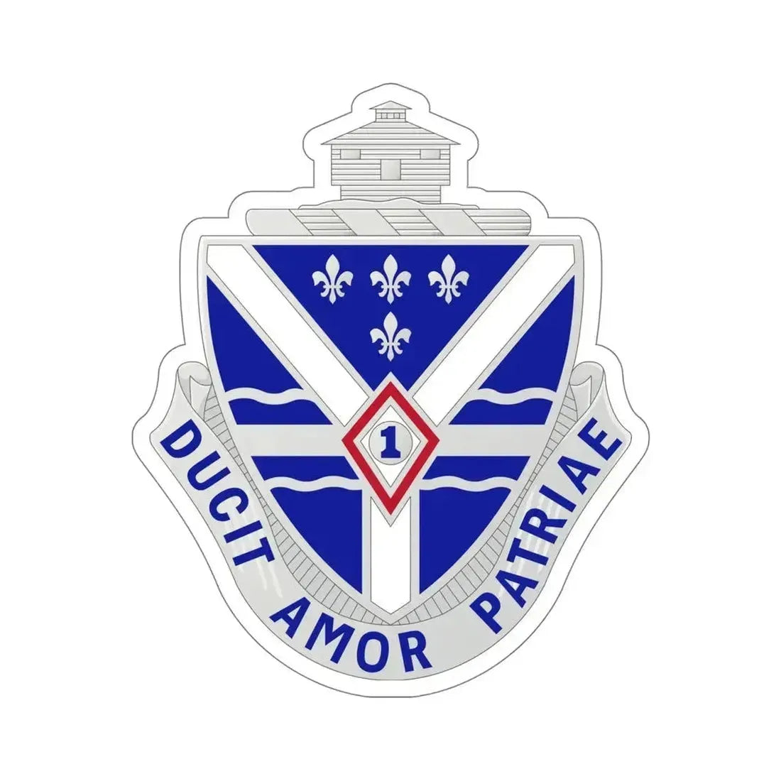 131st Infantry Regiment (U.S. Army) STICKER Vinyl Die-Cut Decal 6 Inch - The Sticker Space