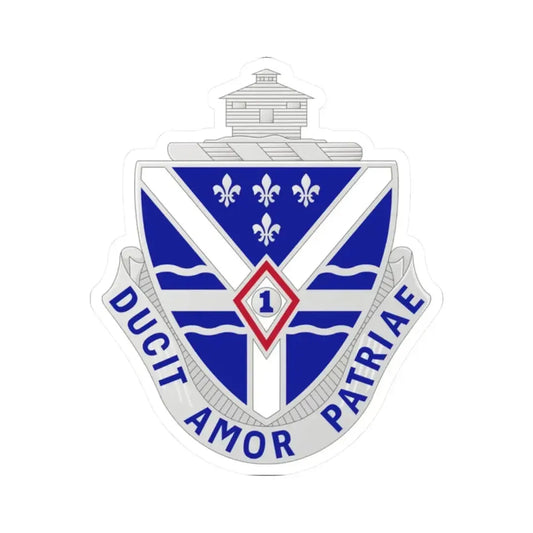 131st Infantry Regiment (U.S. Army) STICKER Vinyl Kiss-Cut Decal 2 Inch White - The Sticker Space