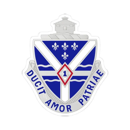 131st Infantry Regiment (U.S. Army) STICKER Vinyl Kiss-Cut Decal 3 Inch White - The Sticker Space