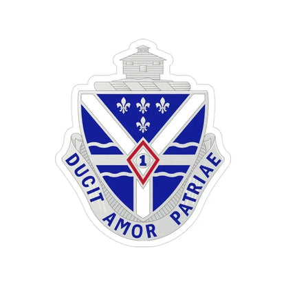 131st Infantry Regiment (U.S. Army) Transparent STICKER Die-Cut Vinyl Decal 3 Inch - The Sticker Space