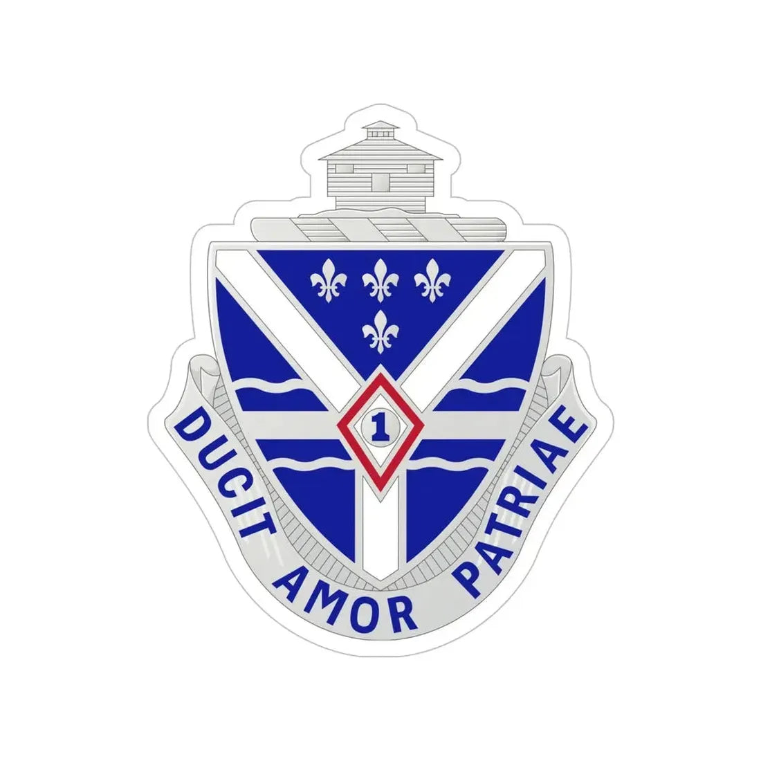 131st Infantry Regiment (U.S. Army) Transparent STICKER Die-Cut Vinyl Decal - The Sticker Space