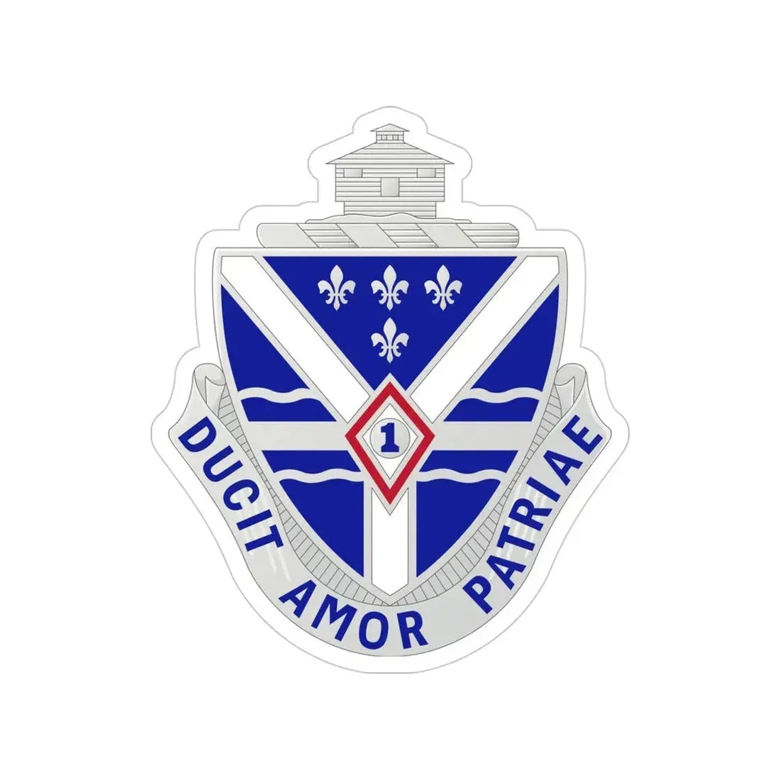 131st Infantry Regiment (U.S. Army) Transparent STICKER Die-Cut Vinyl Decal - The Sticker Space