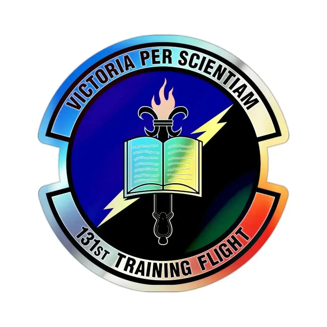 131st Training Flight (U.S. Air Force) Holographic STICKER Die-Cut Vinyl Decal - The Sticker Space