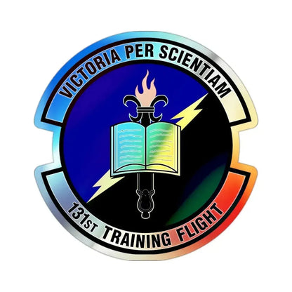 131st Training Flight (U.S. Air Force) Holographic STICKER Die-Cut Vinyl Decal - The Sticker Space