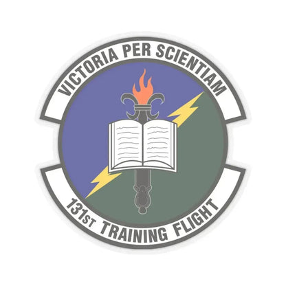 131st Training Flight (U.S. Air Force) STICKER Vinyl Kiss-Cut Decal 4 Inch Transparent - The Sticker Space