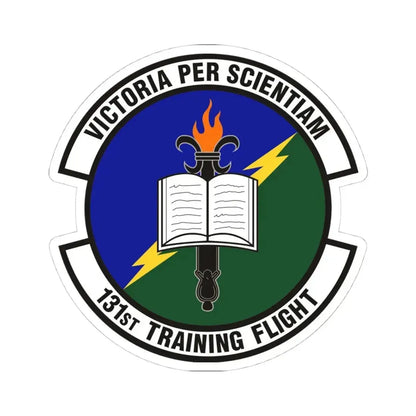 131st Training Flight (U.S. Air Force) STICKER Vinyl Kiss-Cut Decal 4 Inch White - The Sticker Space