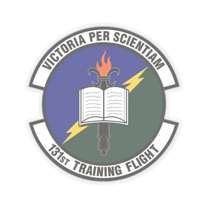 131st Training Flight (U.S. Air Force) STICKER Vinyl Kiss-Cut Decal 6 Inch Transparent - The Sticker Space