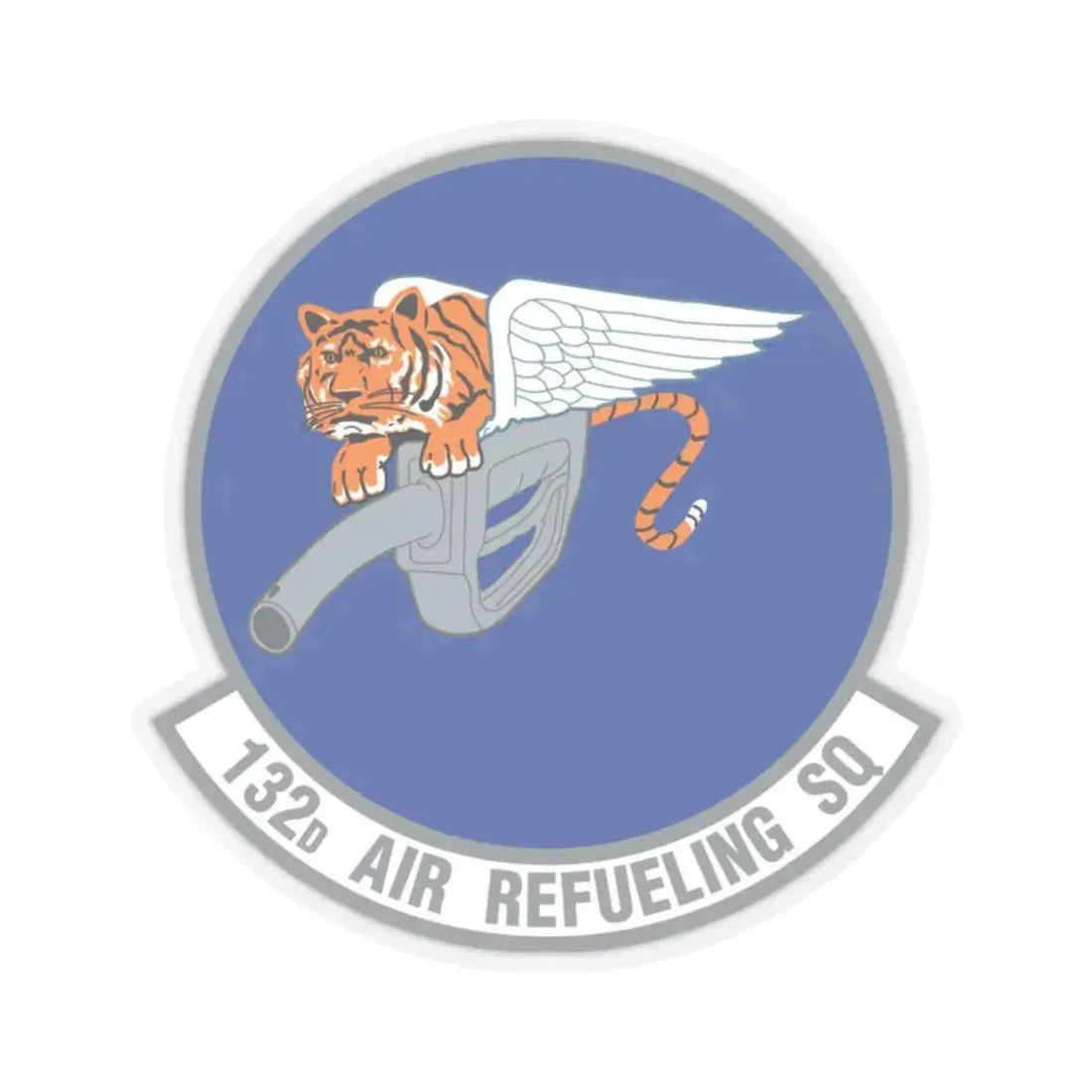 132 Air Refueling Squadron (U.S. Air Force) STICKER Vinyl Kiss-Cut Decal 2 Inch Transparent - The Sticker Space