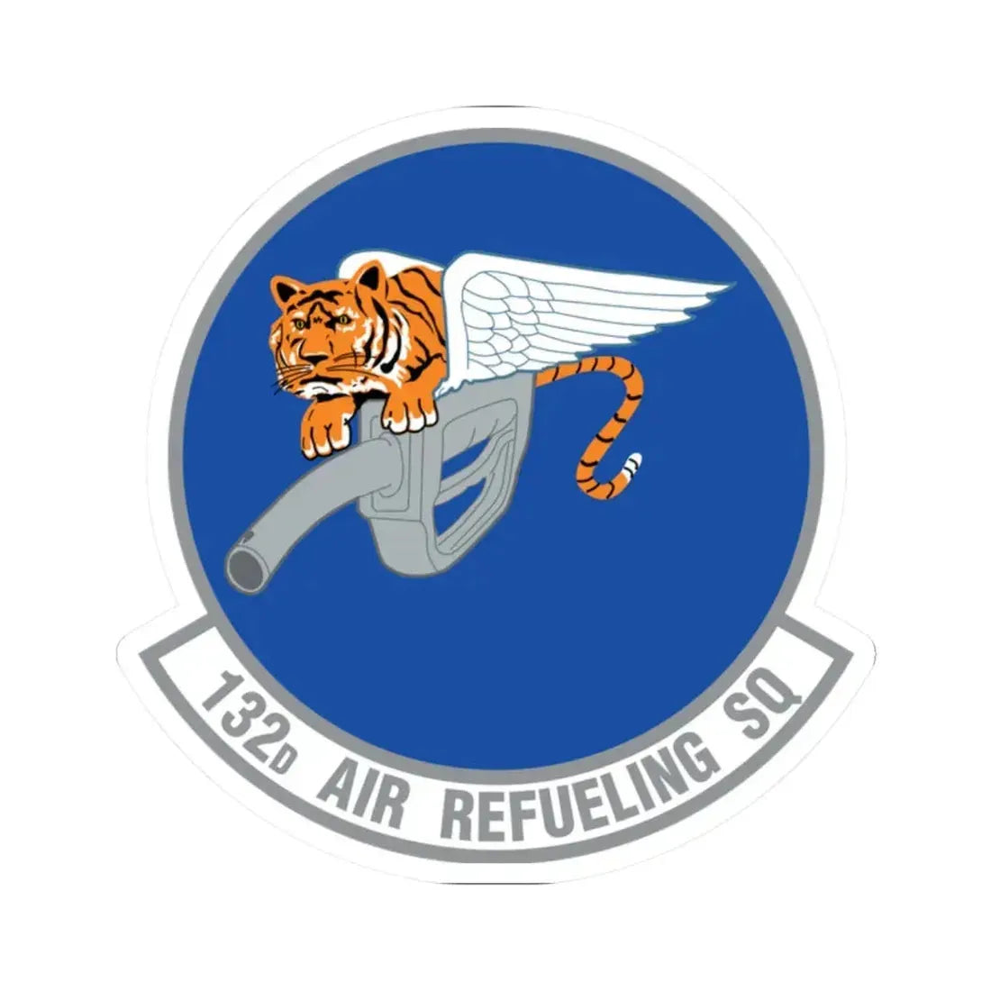 132 Air Refueling Squadron (U.S. Air Force) STICKER Vinyl Kiss-Cut Decal 2 Inch White - The Sticker Space
