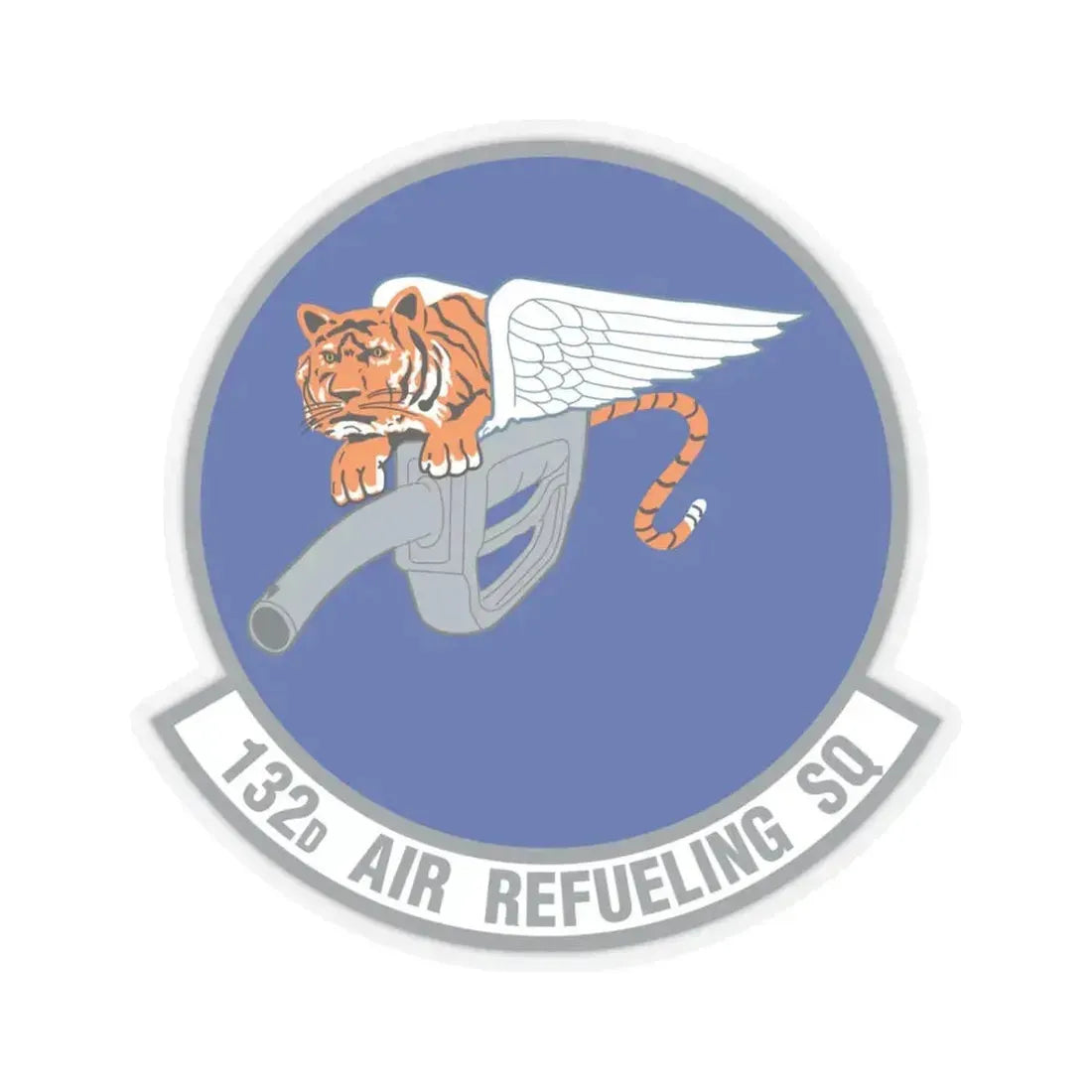 132 Air Refueling Squadron (U.S. Air Force) STICKER Vinyl Kiss-Cut Decal 3 Inch Transparent - The Sticker Space