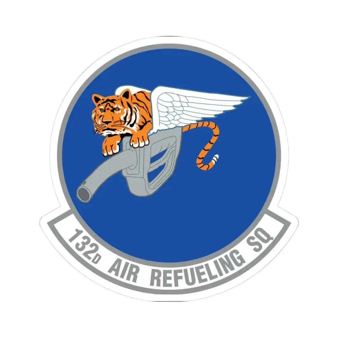 132 Air Refueling Squadron (U.S. Air Force) STICKER Vinyl Kiss-Cut Decal 3 Inch White - The Sticker Space