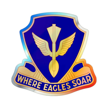 132 Aviation Regiment (U.S. Army) Holographic STICKER Die-Cut Vinyl Decal - The Sticker Space