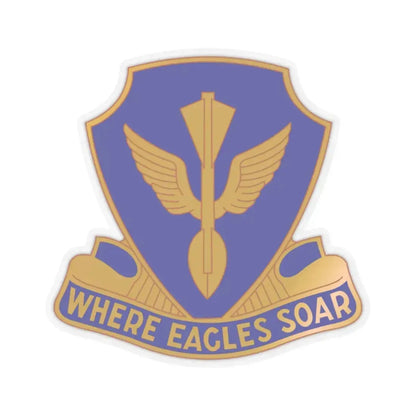 132 Aviation Regiment (U.S. Army) STICKER Vinyl Kiss-Cut Decal 2 Inch Transparent - The Sticker Space