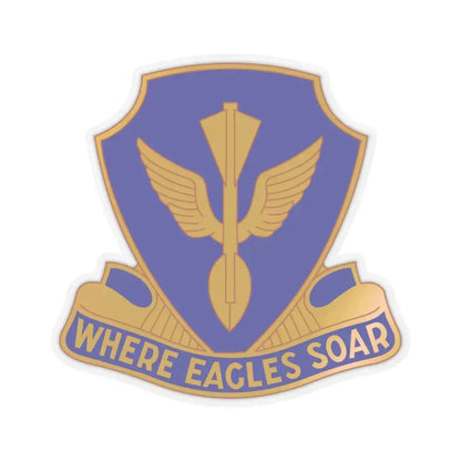 132 Aviation Regiment (U.S. Army) STICKER Vinyl Kiss-Cut Decal 6 Inch Transparent - The Sticker Space