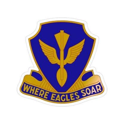 132 Aviation Regiment (U.S. Army) Transparent STICKER Die-Cut Vinyl Decal 3 Inch - The Sticker Space